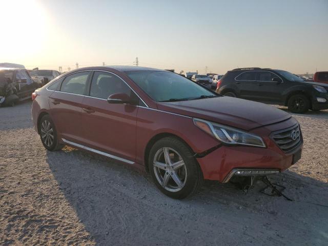  HYUNDAI SONATA 2015 Красный