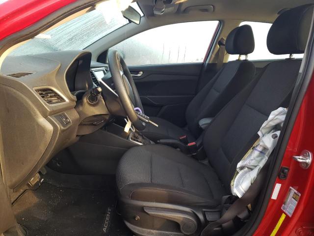  HYUNDAI ACCENT 2022 Red