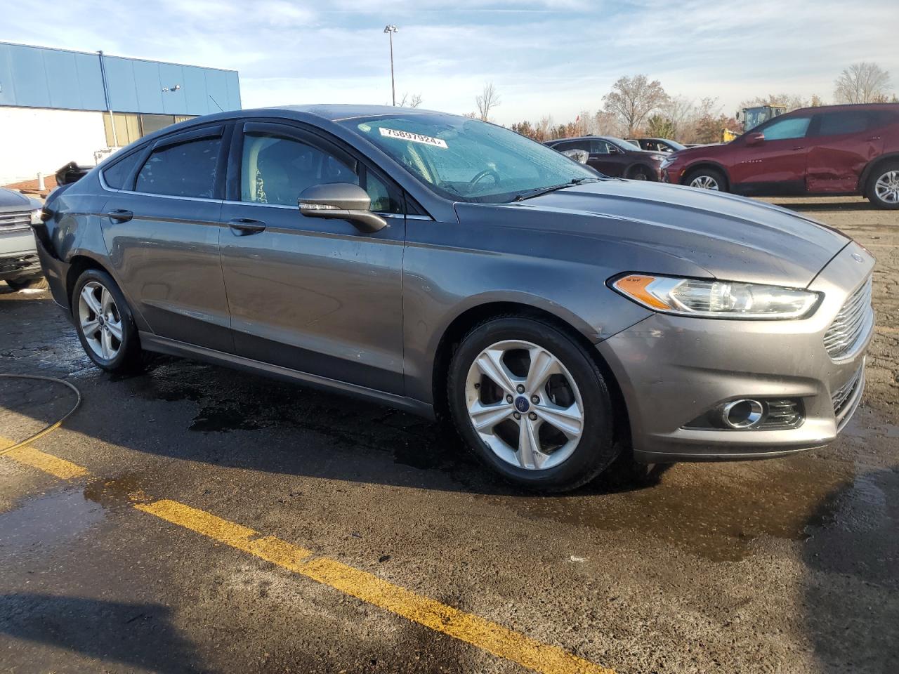 VIN 1FA6P0H70E5358254 2014 FORD FUSION no.4