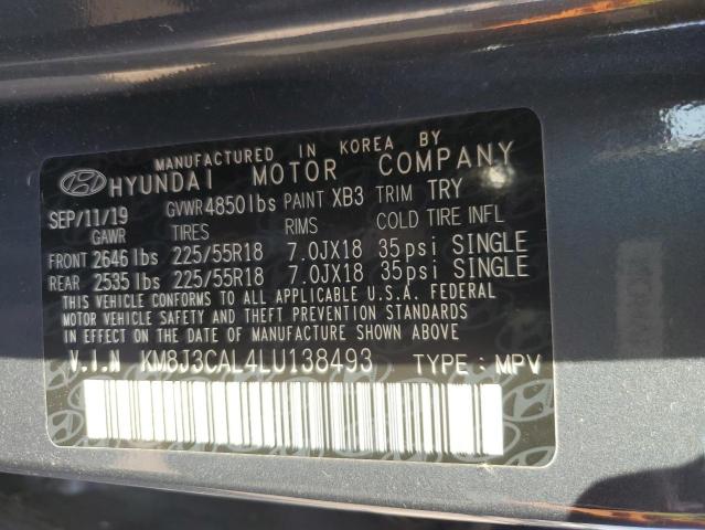 KM8J3CAL4LU138493 Hyundai Tucson LIM 13