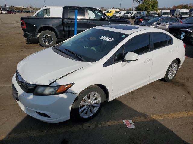  HONDA CIVIC 2012 White