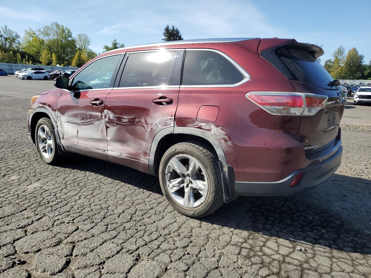 VIN 5TDDKRFH0ES022453 2014 TOYOTA HIGHLANDER no.2