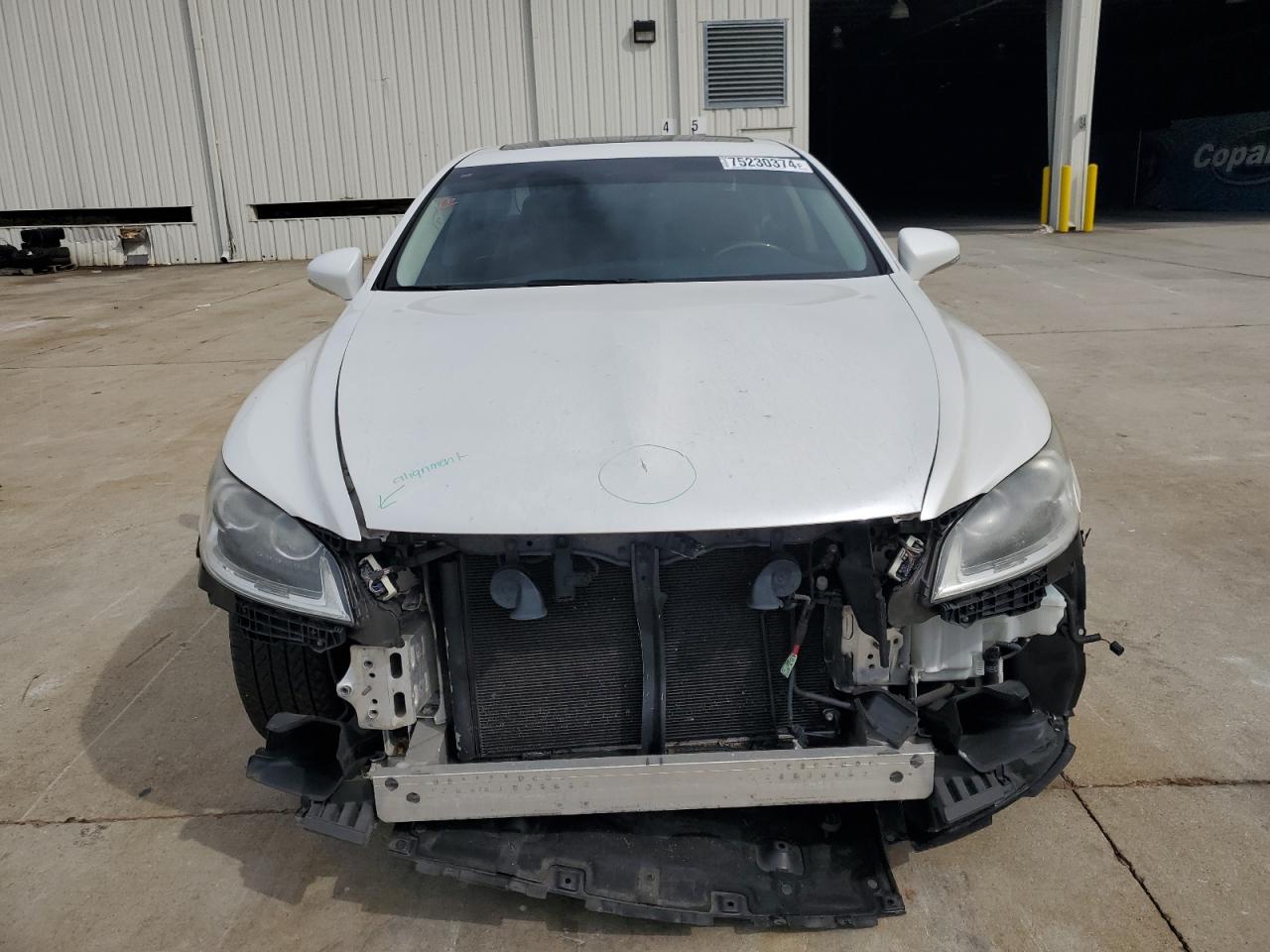 2013 Lexus Ls 460 VIN: JTHCL5EF5D5017494 Lot: 75230374