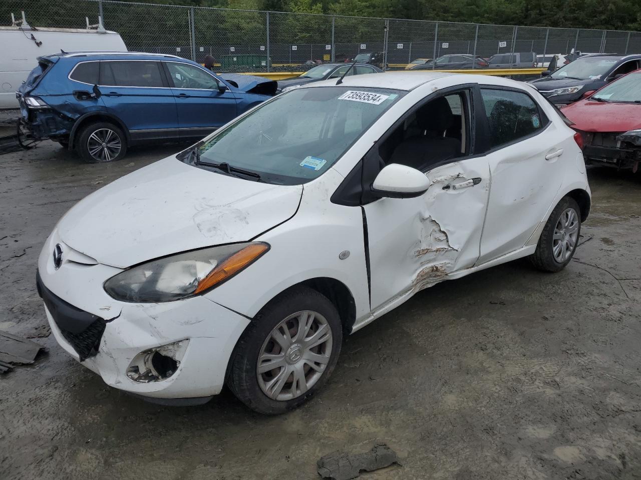 2012 Mazda Mazda2 VIN: JM1DE1KZ2C0141502 Lot: 73593534