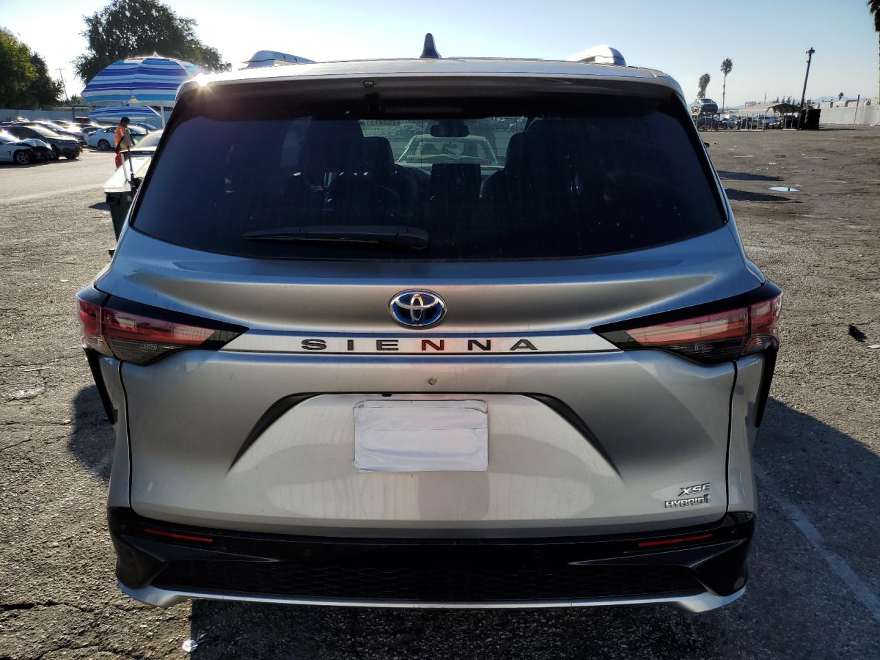 2022 Toyota Sienna Xse VIN: 5TDDRKEC7NS124924 Lot: 75241334