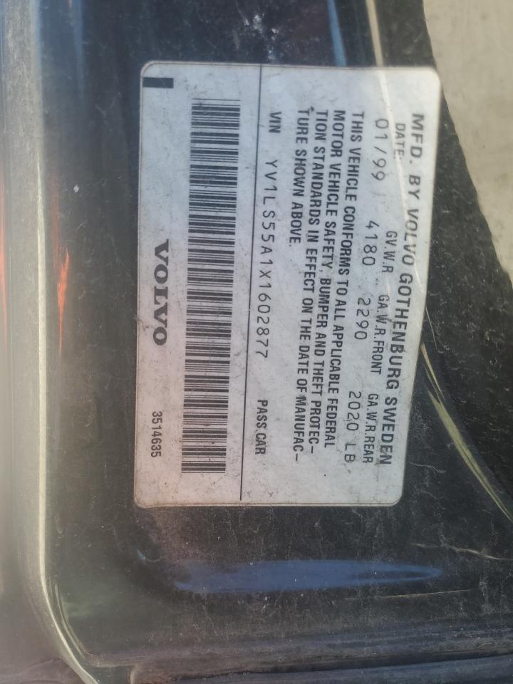 YV1LS55A1X1602877 1999 Volvo S70