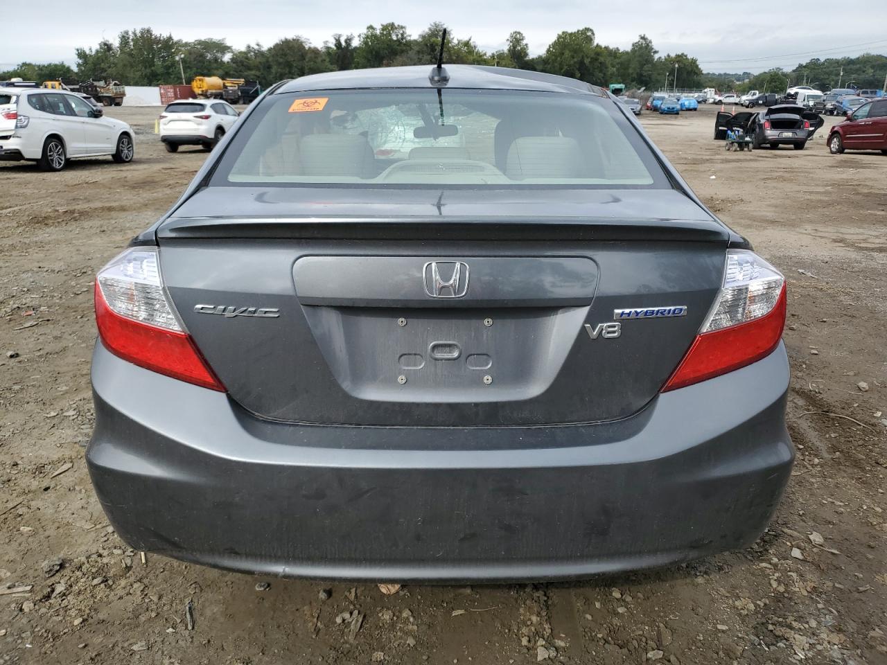 2012 Honda Civic Hybrid L VIN: JHMFB4F34CS005898 Lot: 74425284