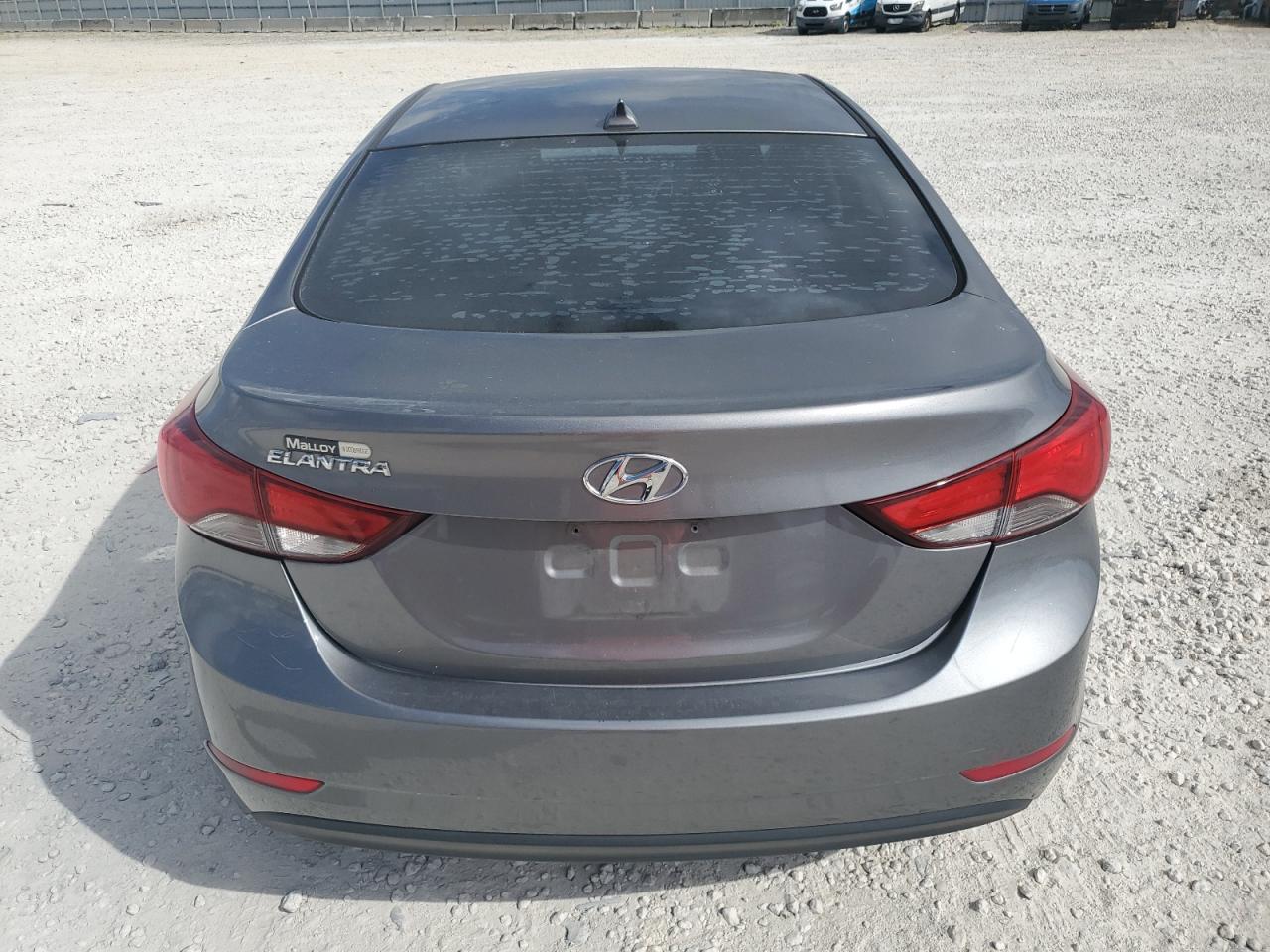 2016 Hyundai Elantra Se VIN: KMHDH4AE6GU645780 Lot: 72944704