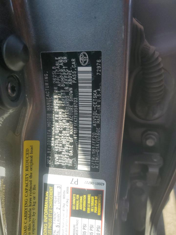 4T1BF1FK7FU958703 2015 Toyota Camry Le