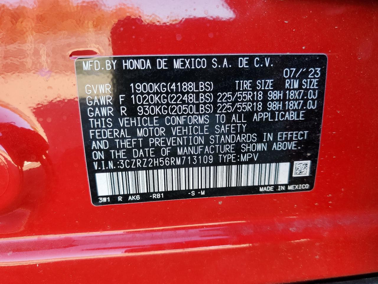 2024 Honda HR-V - Image 15