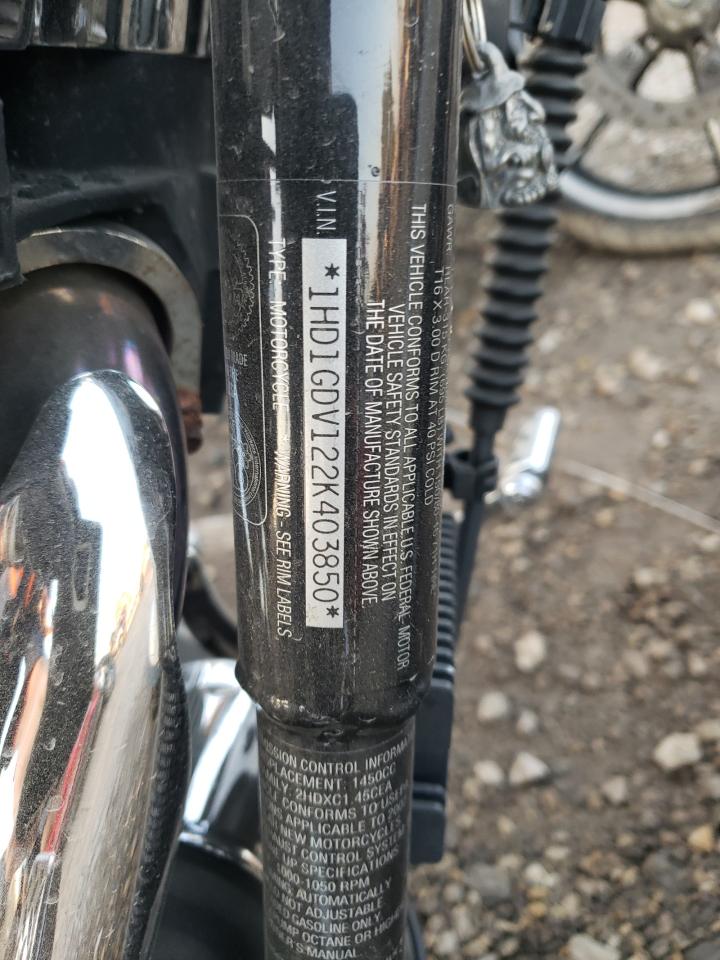 2002 Harley-Davidson Fxdl VIN: 1HD1GDV122K403850 Lot: 74362434