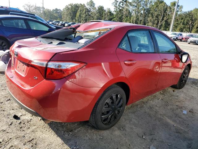  TOYOTA COROLLA 2016 Red