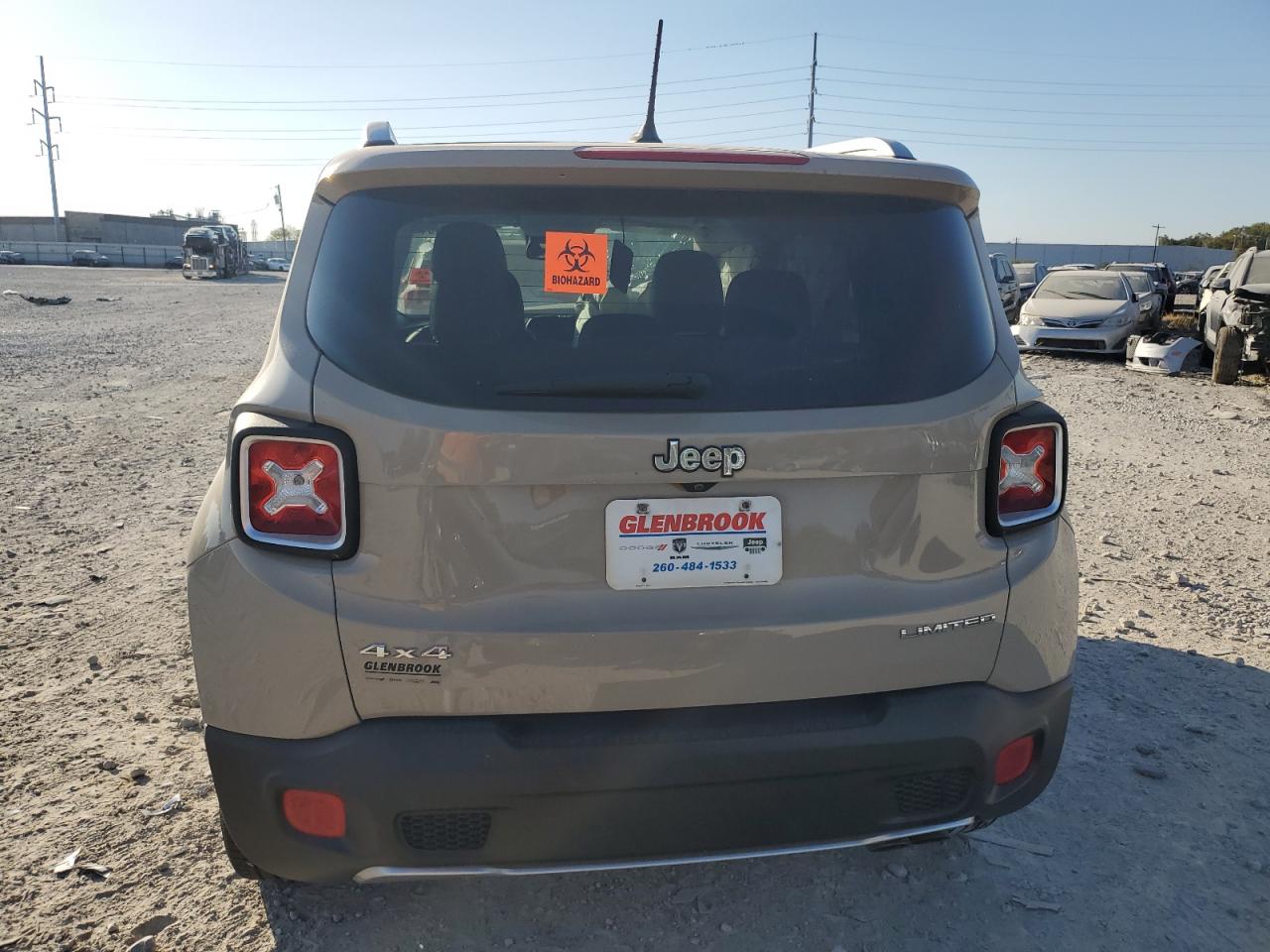 2016 Jeep Renegade Limited VIN: ZACCJBDT4GPD24759 Lot: 75071564