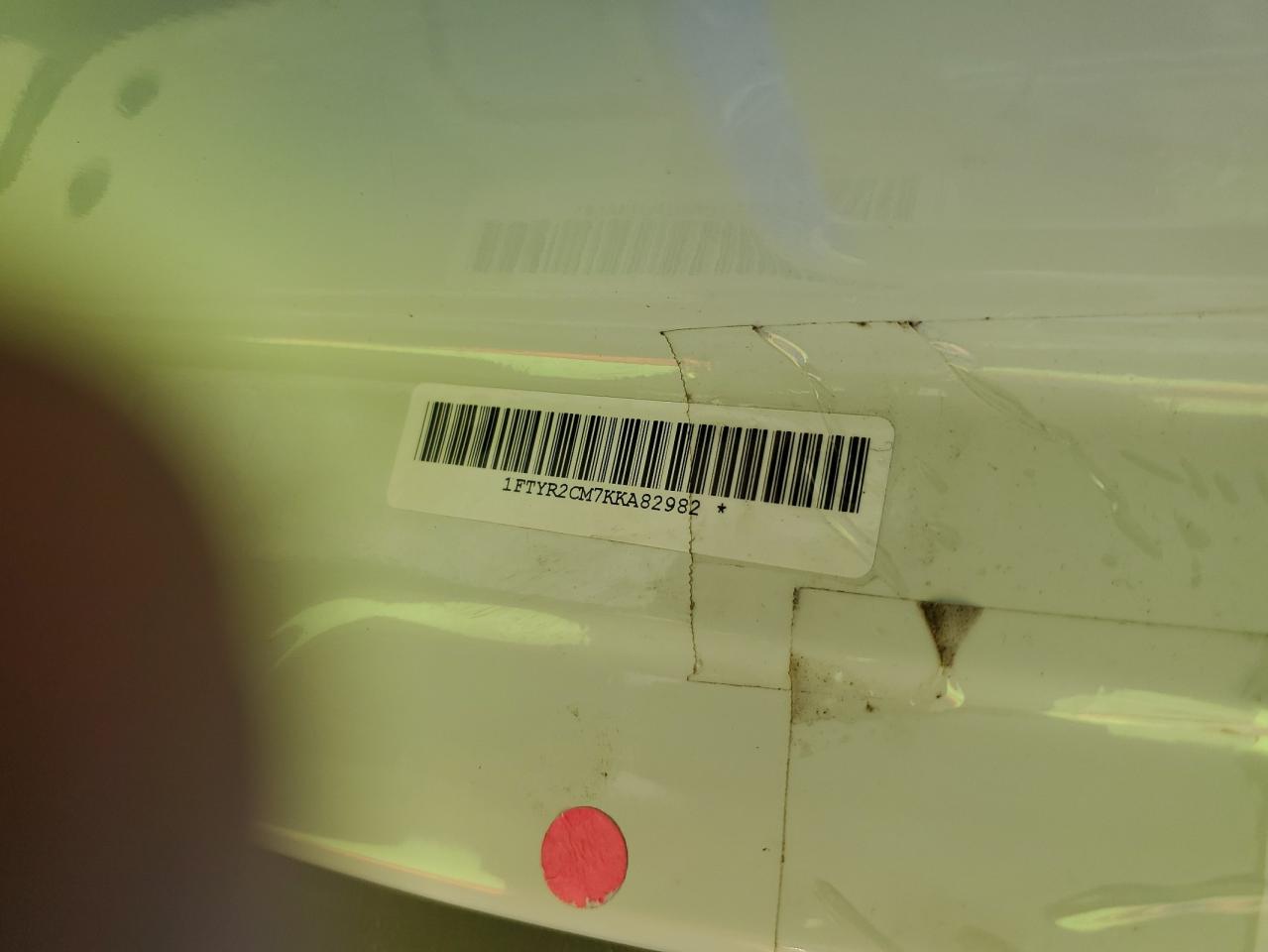 2019 Ford Transit T-250 VIN: 1FTYR2CM7KKA82982 Lot: 73692894