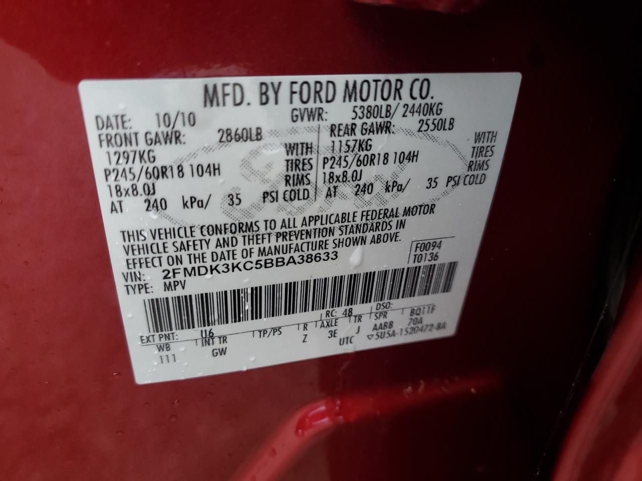 2011 Ford Edge - Image 13