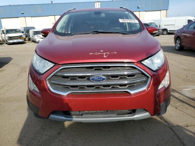  FORD ECOSPORT 2018 Red