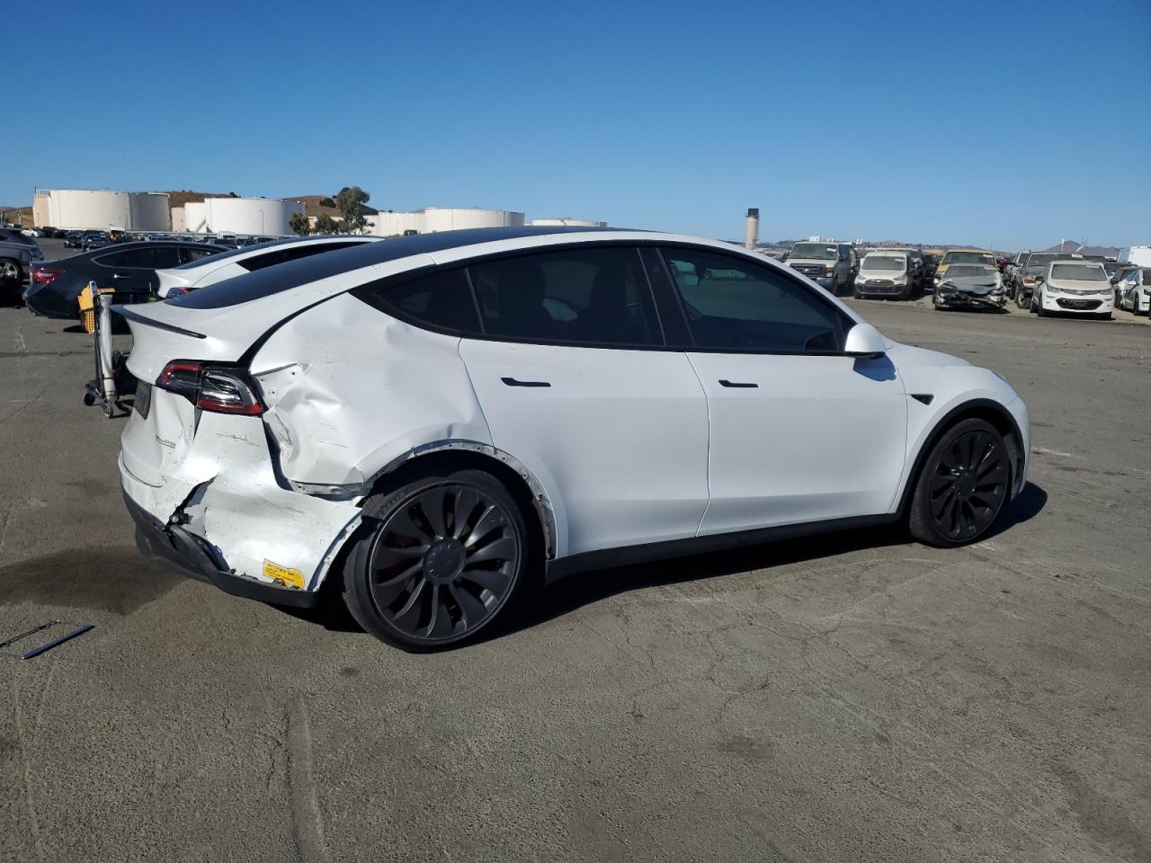 VIN 5YJYGDEF7MF268862 2021 TESLA MODEL Y no.3