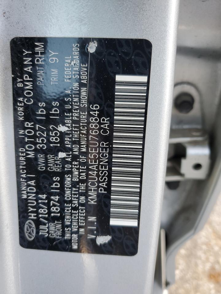 KMHCU4AE5EU768846 2014 Hyundai Accent Gls