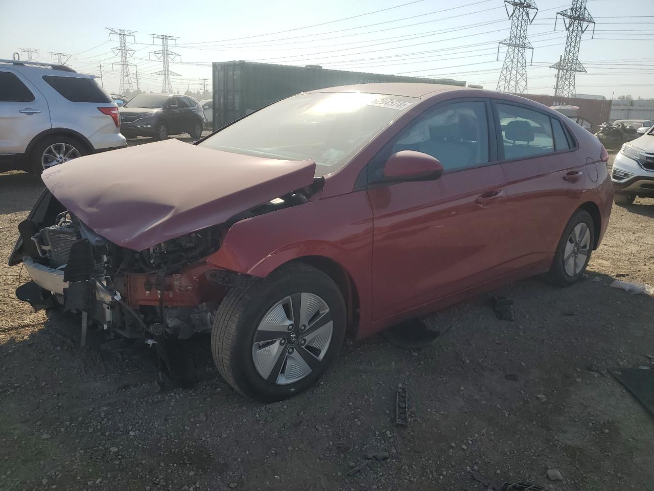 2022 Hyundai Ioniq Blue zu verkaufen in Elgin, IL - Front End