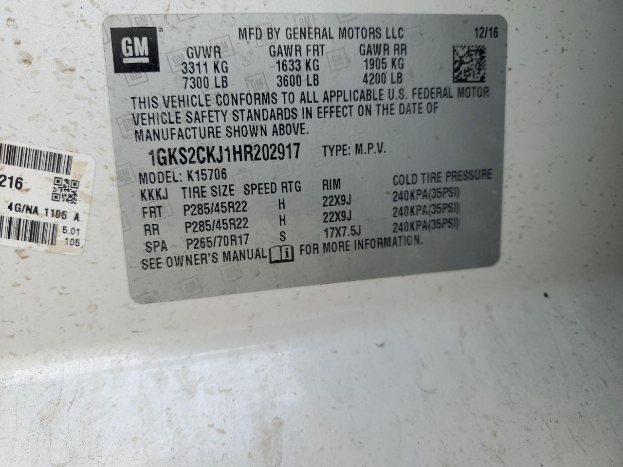2017 GMC Yukon - Image 13