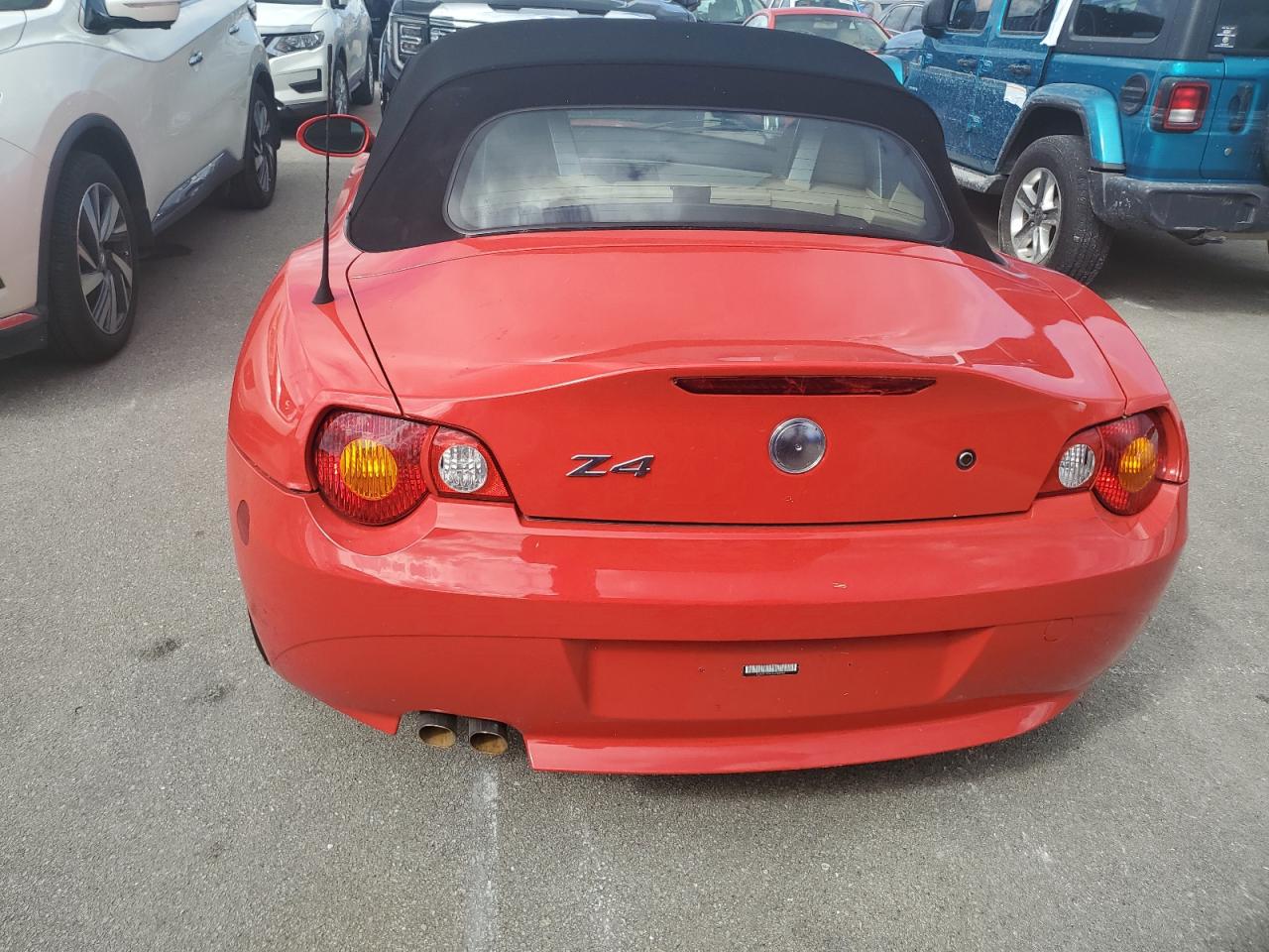 2004 BMW Z4 2.5 VIN: 4USBT335X4LS50482 Lot: 75850304