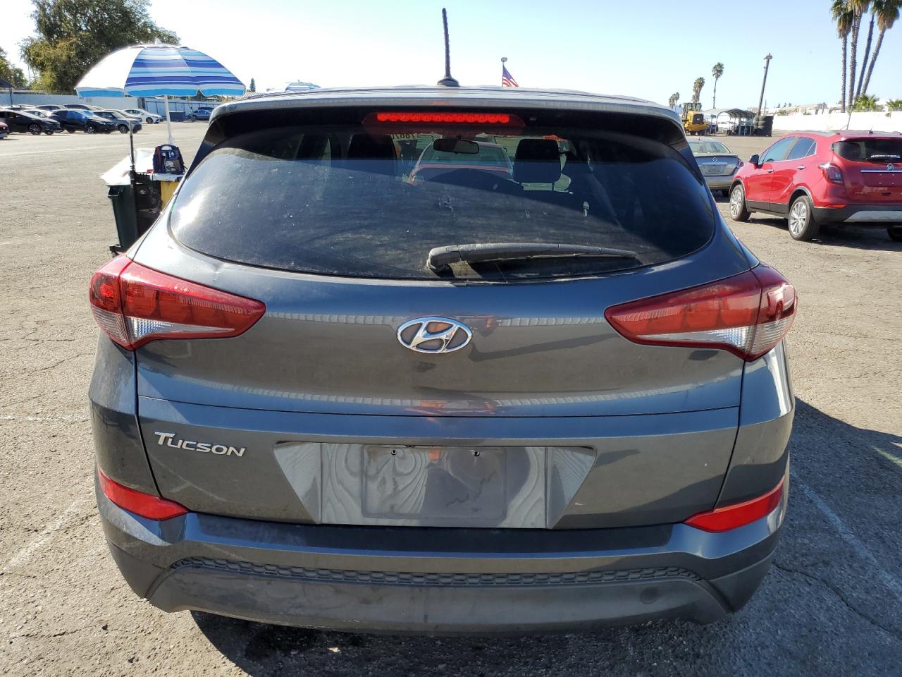 2017 Hyundai Tucson Se VIN: KM8J23A42HU487056 Lot: 78670334