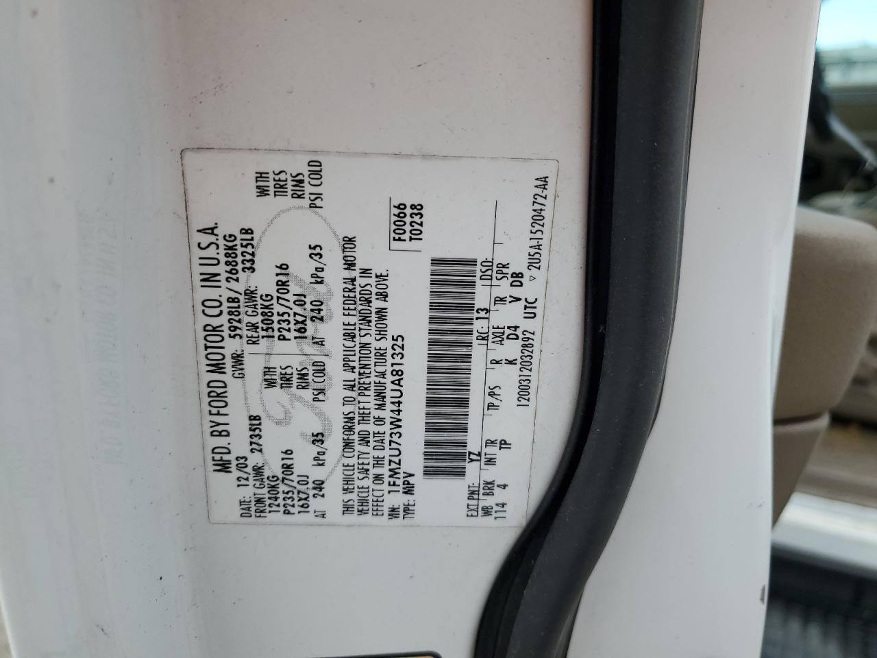 1FMZU73W44UA81325 2004 Ford Explorer Xlt