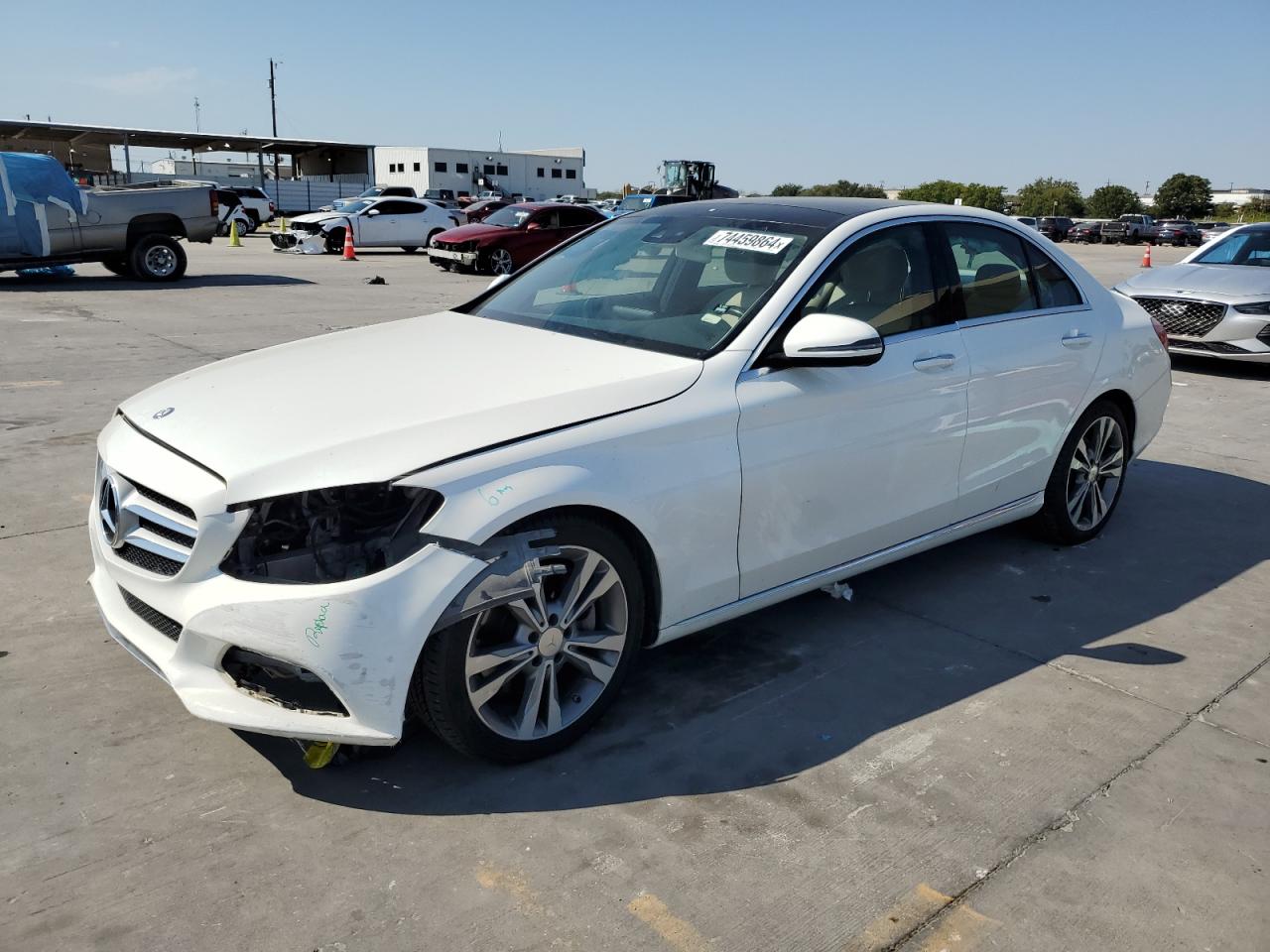 VIN WDDWF4JBXGR146711 2016 MERCEDES-BENZ C-CLASS no.1