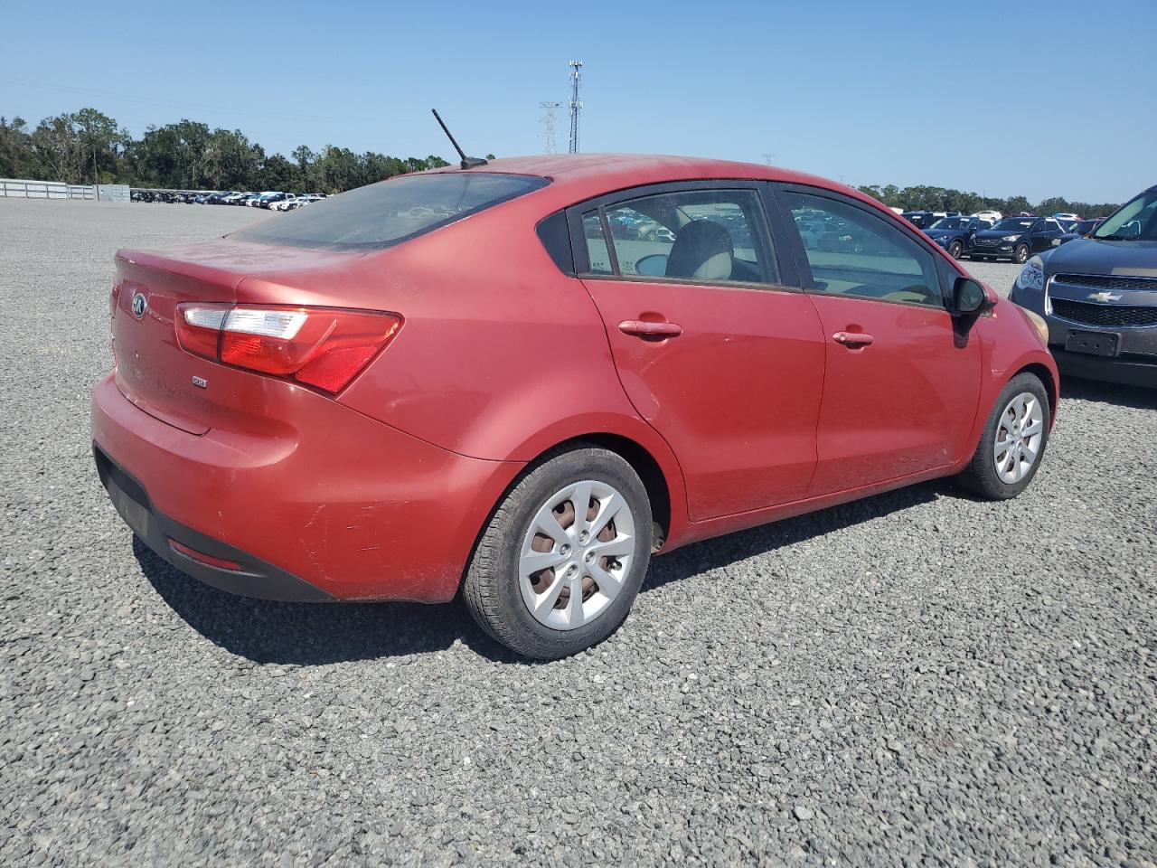 2014 Kia Rio Lx VIN: KNADM4A39E6371004 Lot: 76258354