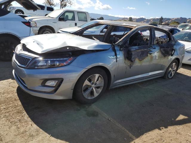 2014 Kia Optima Hybrid de vânzare în San Martin, CA - Burn - Interior