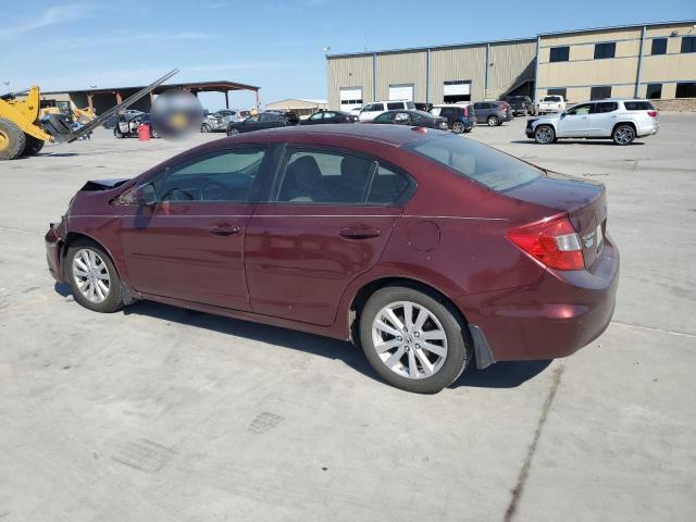  HONDA CIVIC 2012 Burgundy