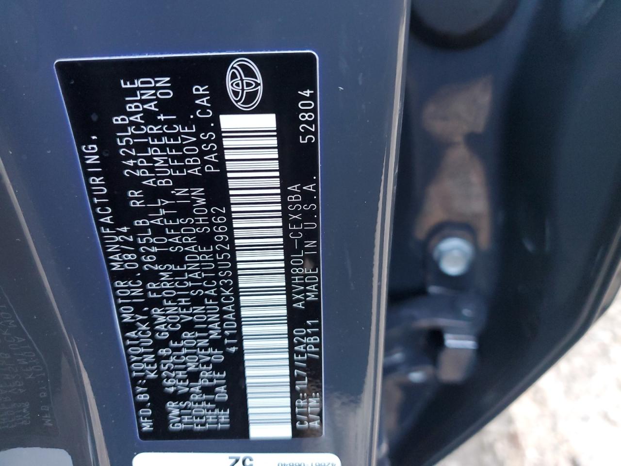 4T1DAACK3SU529662 2025 TOYOTA CAMRY - Image 13