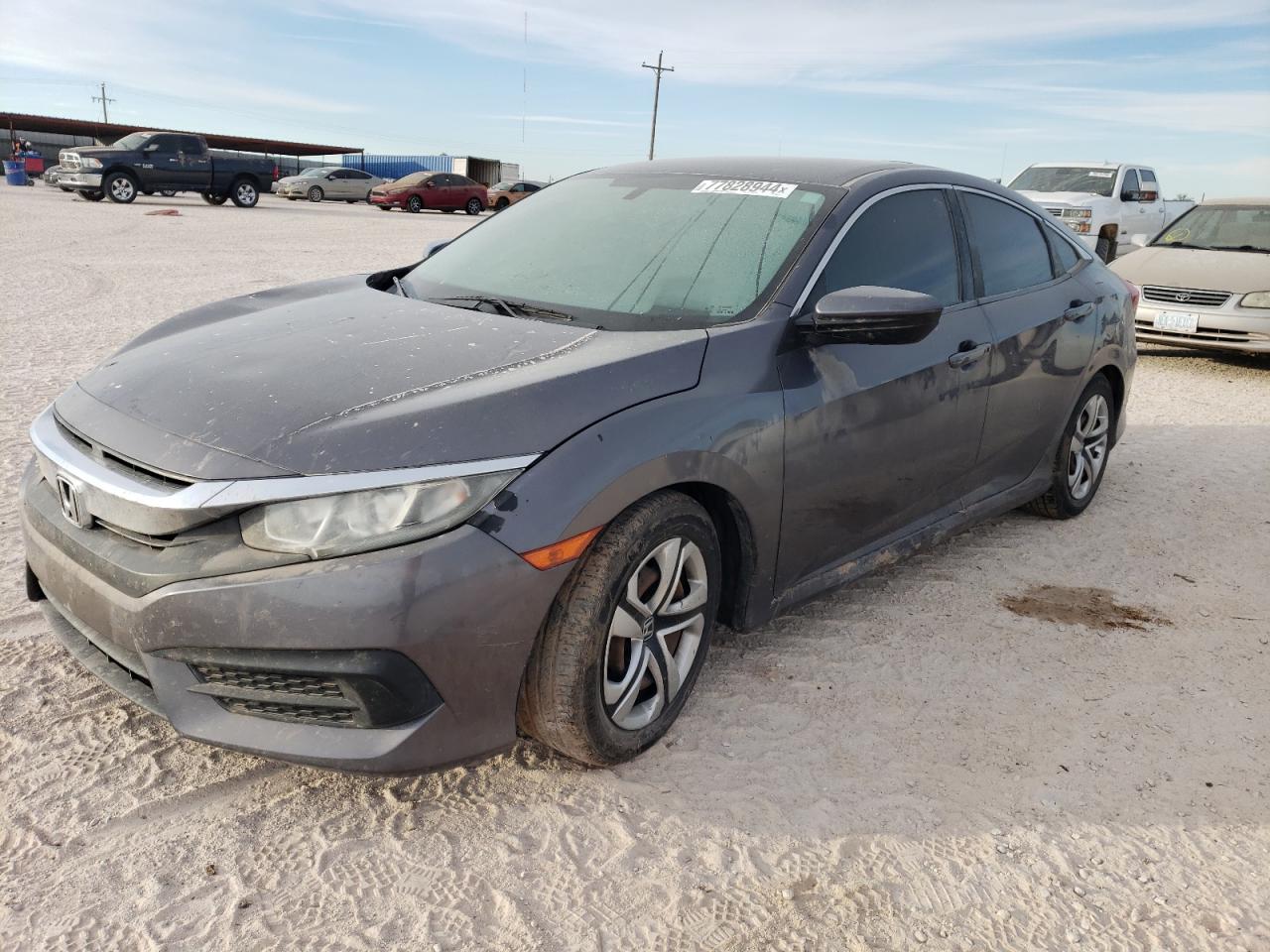 2017 Honda Civic Lx VIN: 19XFC2F58HE039177 Lot: 77828944