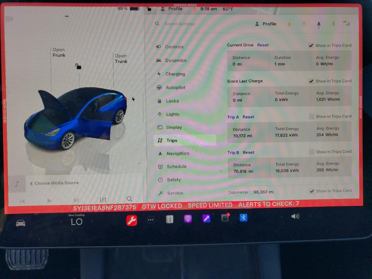 2022 Tesla Model 3 VIN: 5YJ3E1EA8NF287375 Lot: 75527704
