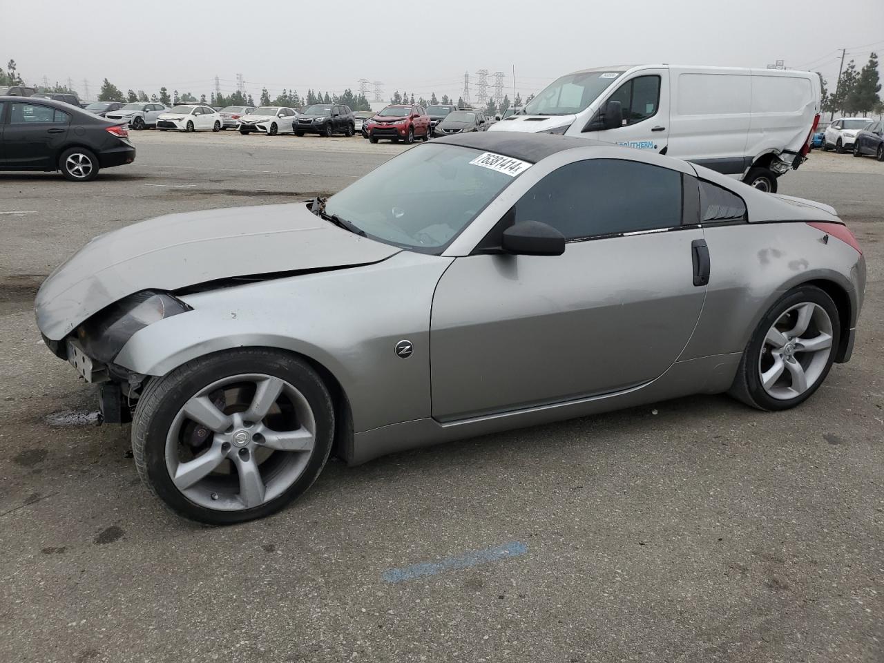 2005 Nissan 350Z Coupe VIN: JN1AZ34E25M653143 Lot: 76381414