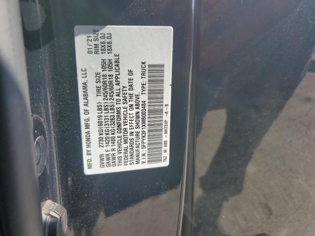 5FPYK3F1XMB003484 Honda Ridgeline  15