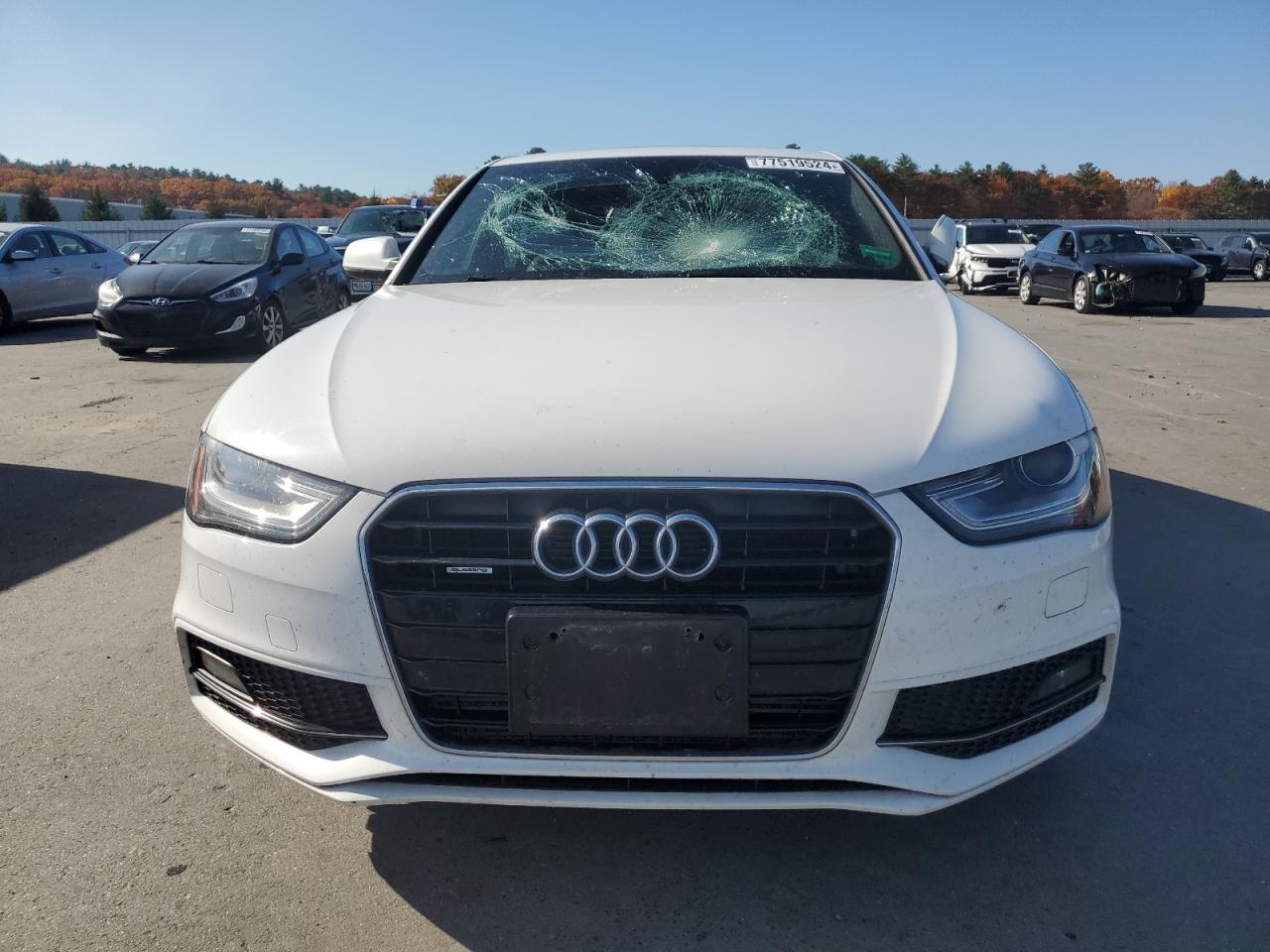 2014 Audi A4 Premium VIN: WAUDFAFL8EN024951 Lot: 77519524