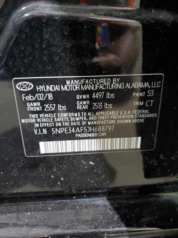 5NPE34AF5JH688797 2018 Hyundai Sonata Sport