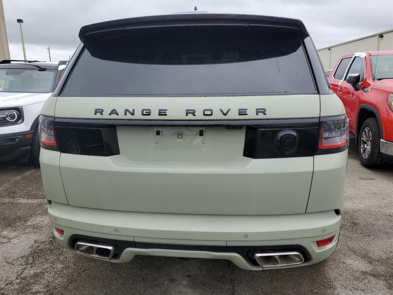 2022 Land Rover Range Rover Sport Svr VIN: SALWZ2RE0NA216483 Lot: 73720854