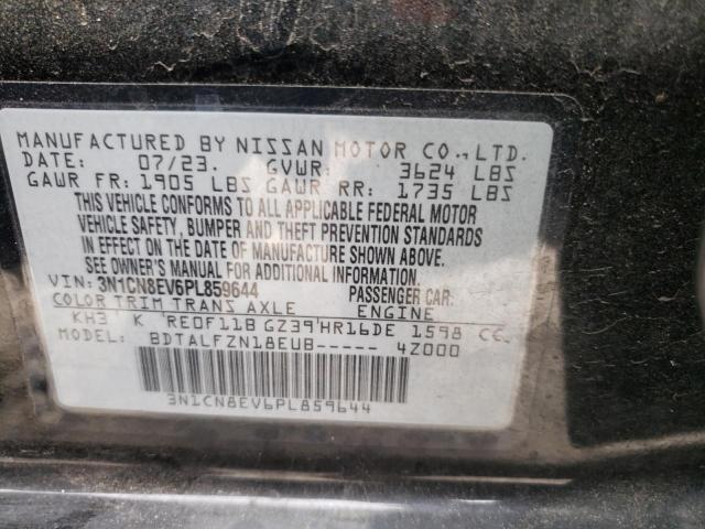 3N1CN8EV6PL859644 Nissan Versa SV 12