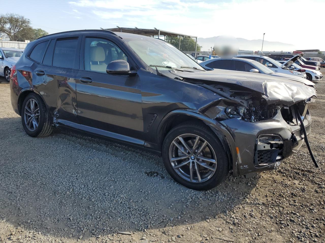 VIN 5UXTY3C07M9E82696 2021 BMW X3 no.4