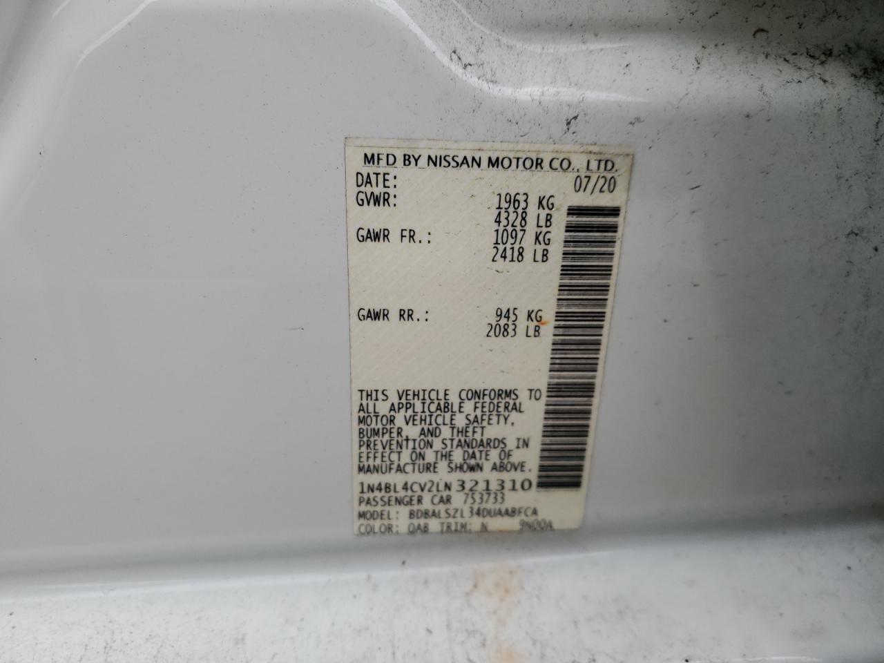 2020 Nissan Altima - Image 13