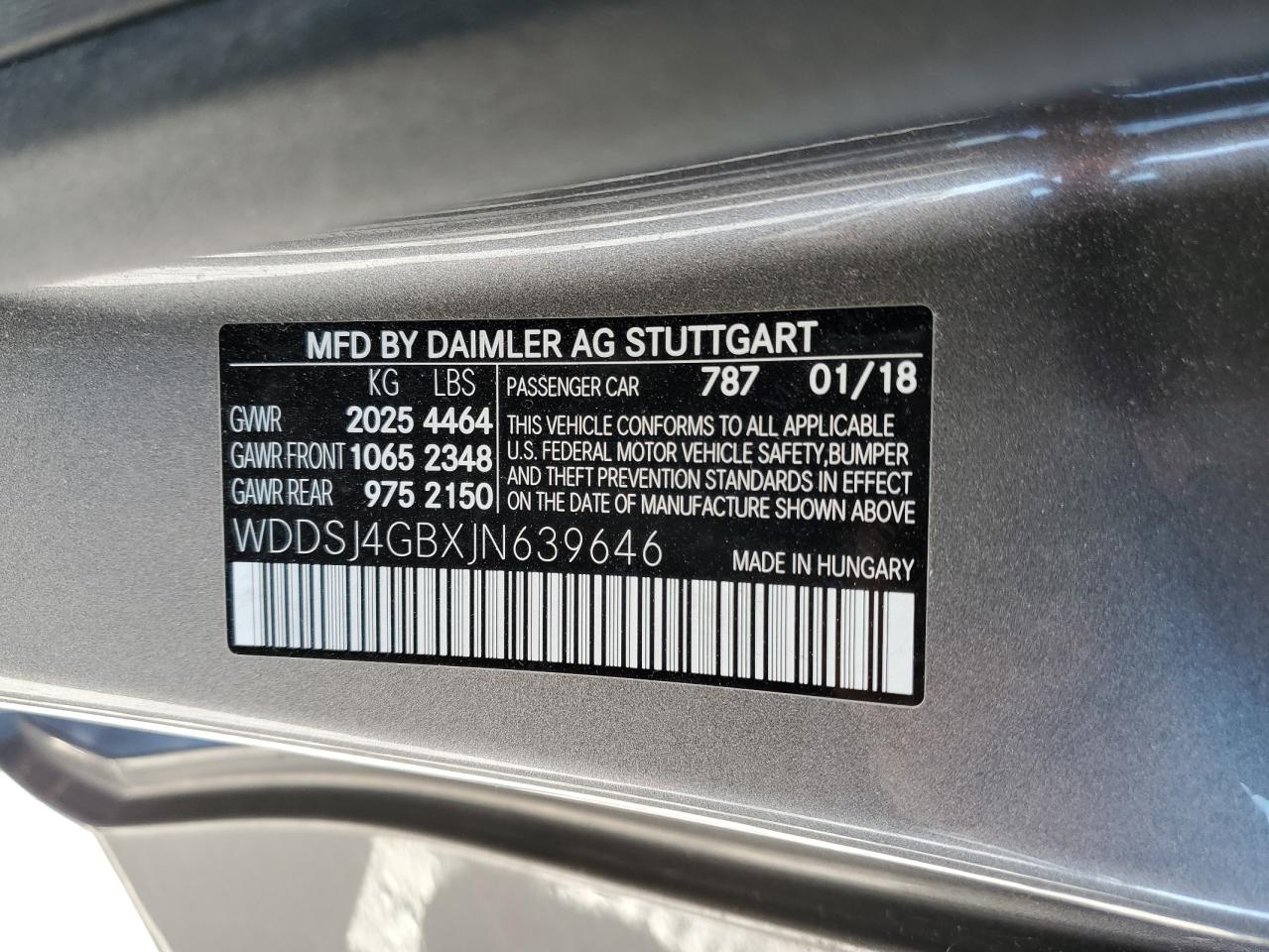 2018 Mercedes-Benz Cla 250 4Matic VIN: WDDSJ4GBXJN639646 Lot: 75238634