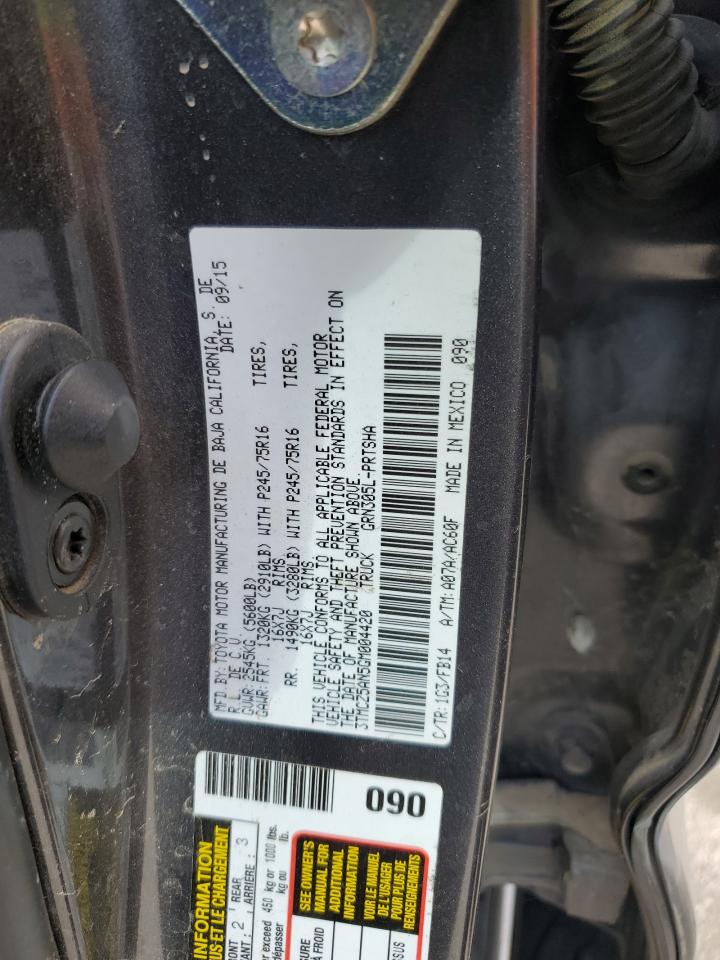 VIN 3TMCZ5AN5GM004420 2016 TOYOTA TACOMA no.12