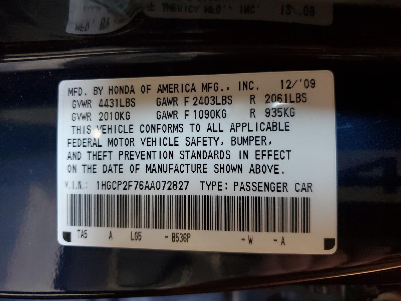 2010 Honda Accord - Image 12
