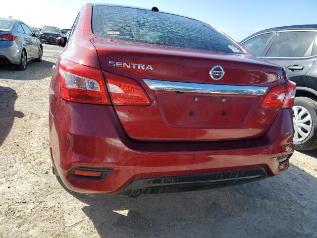  NISSAN SENTRA 2017 Червоний