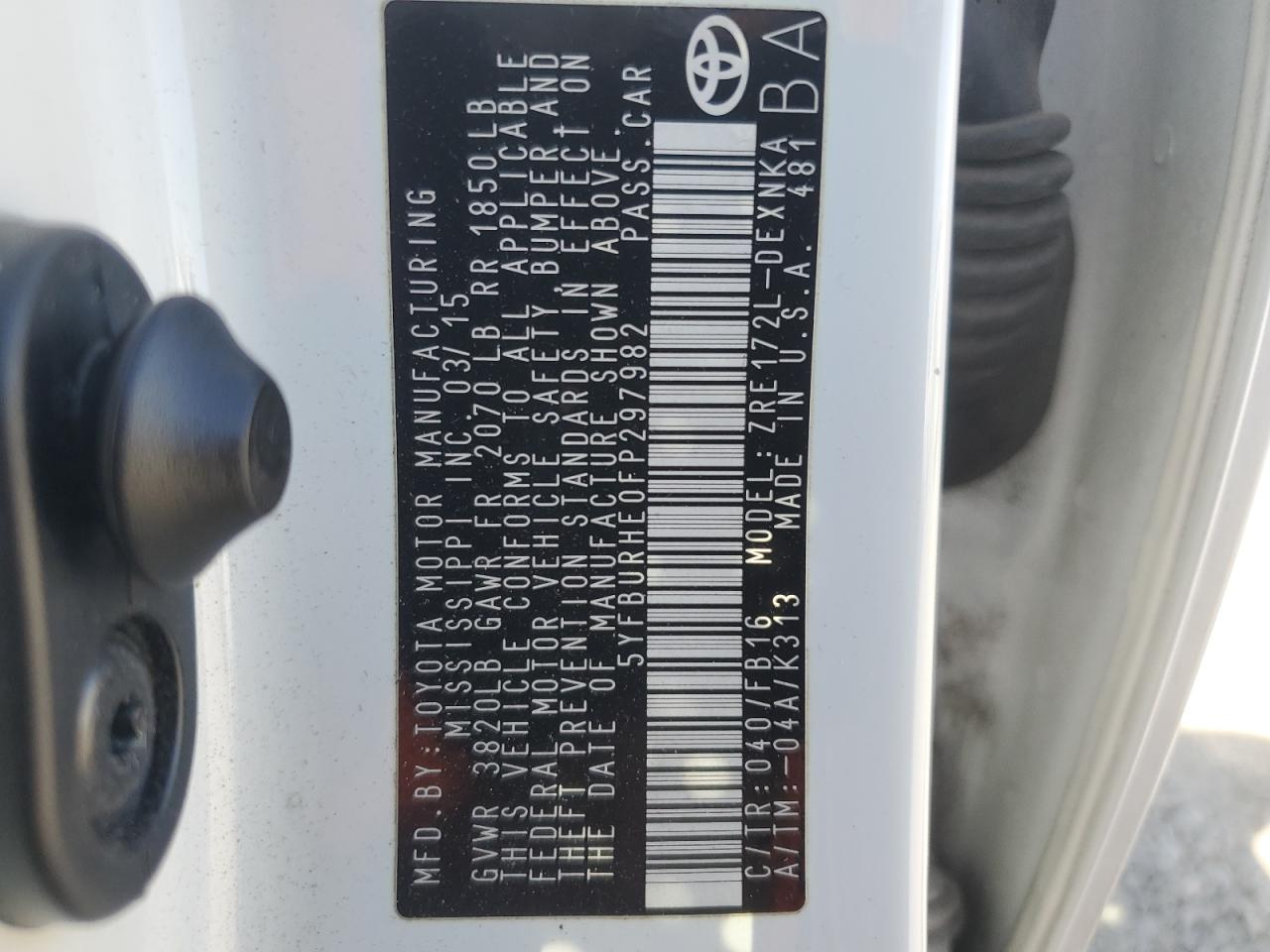 2015 Toyota Corolla - Image 12