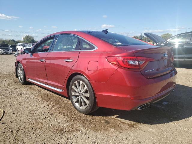  HYUNDAI SONATA 2016 Красный