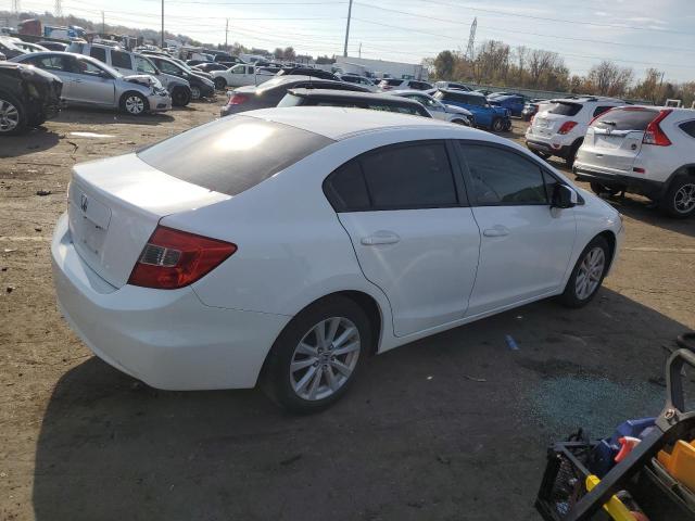  HONDA CIVIC 2012 White