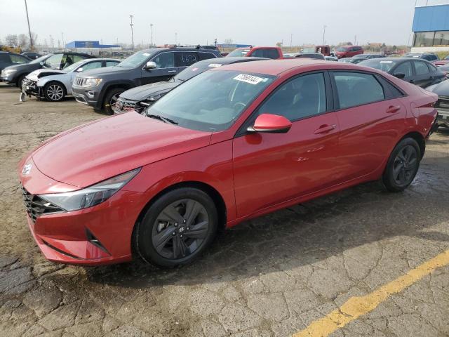 2021 Hyundai Elantra Sel de vânzare în Woodhaven, MI - Rear End